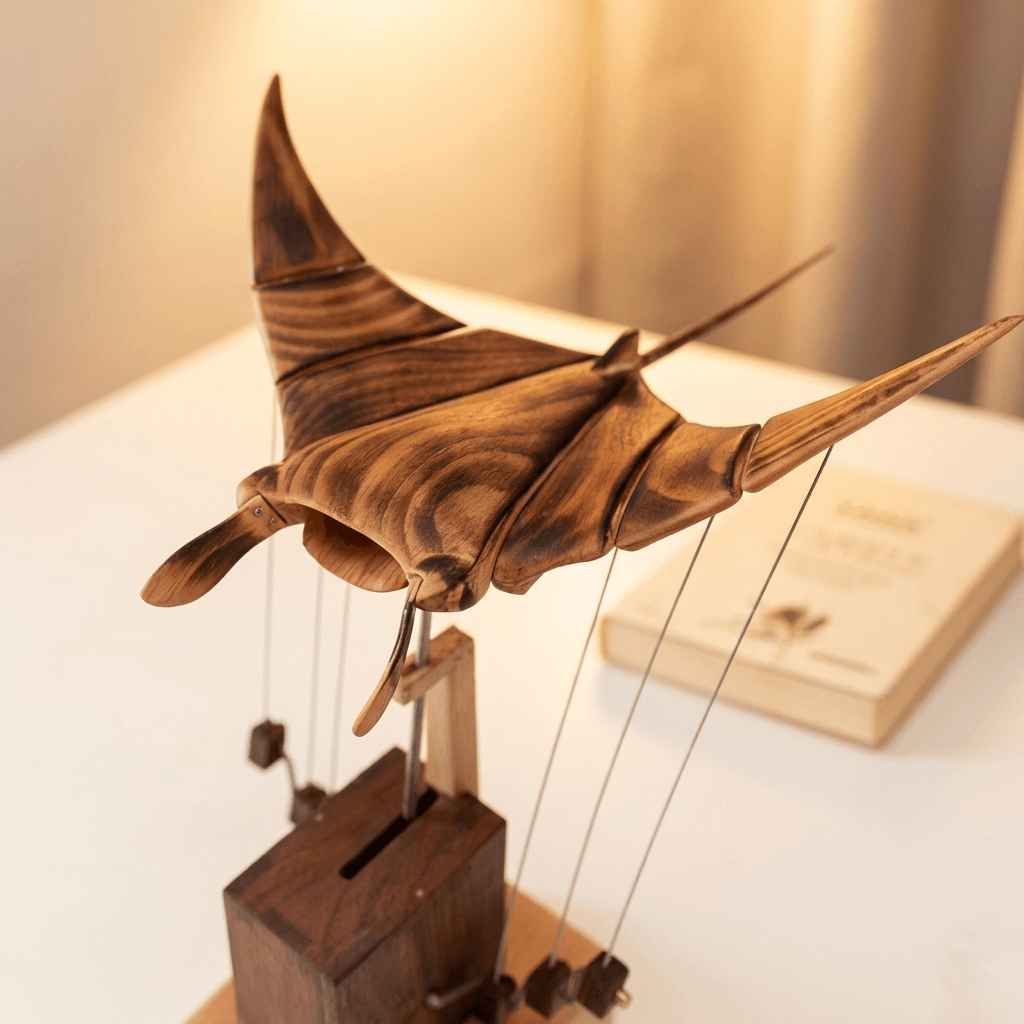 The Gliding Manta Ray — detail 6