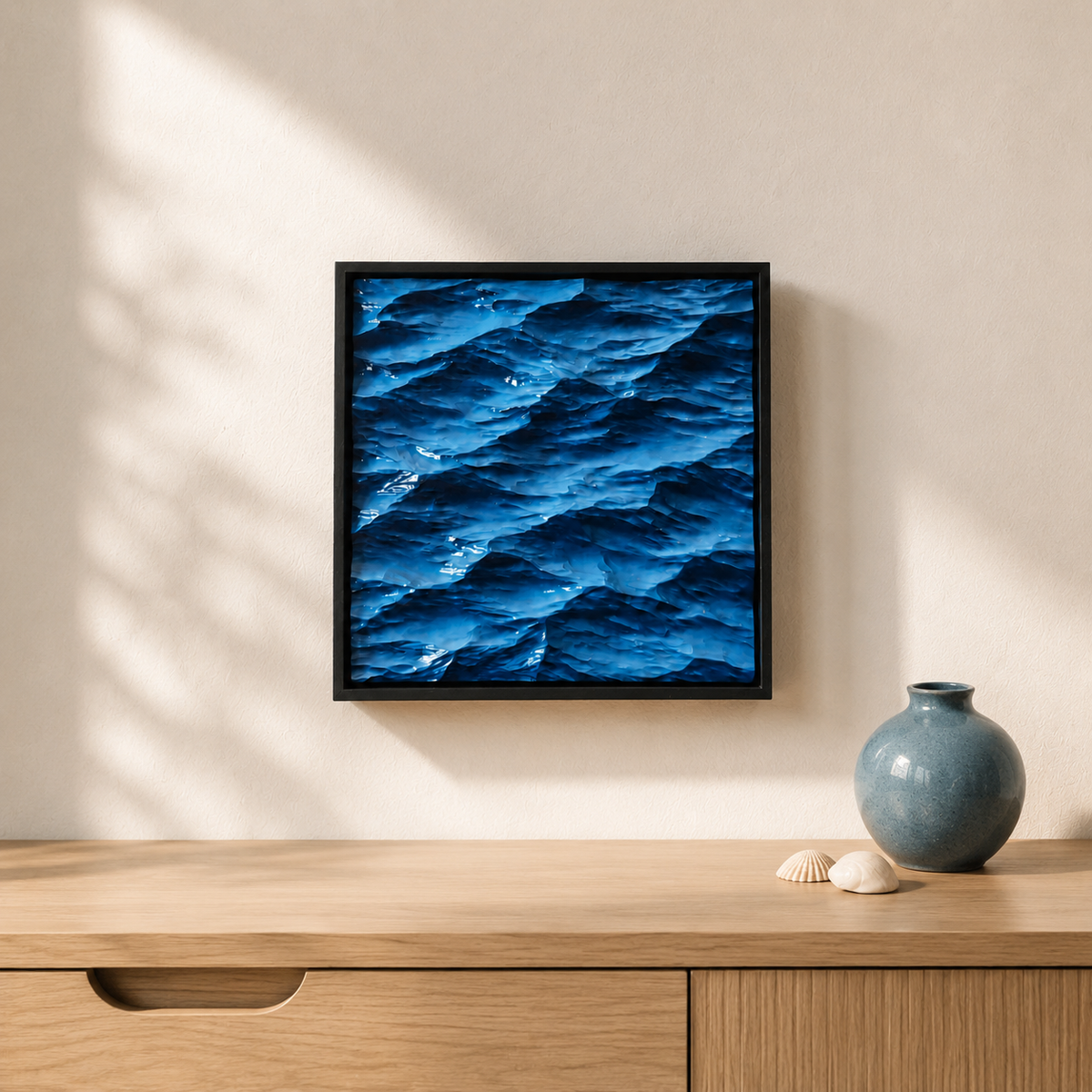 The Window to the Waves — wood sculpture